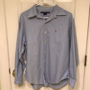 Ralph Lauren Sport Boys 12 Button Down Blue